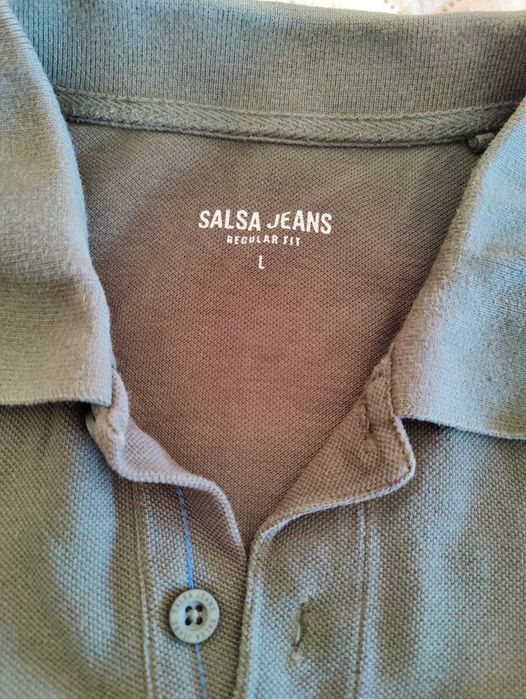 T-shirt verde Salsa tam. L em muito bom estado