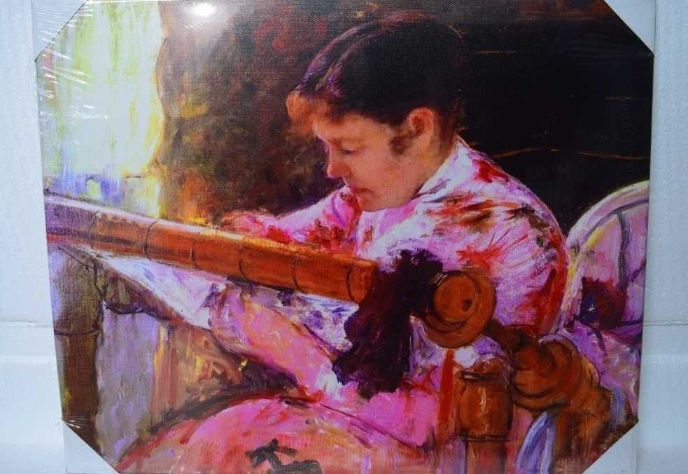 Mary Cassatt -,, Lidia tkająca gobelin''-1881