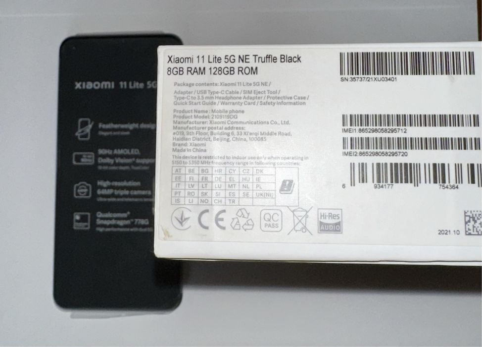 Xiaomi 11 lite 5G NE |300€