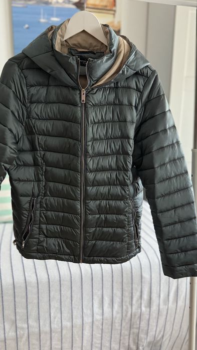 Casaco acolchoado lefties quente e leve veste bem 42