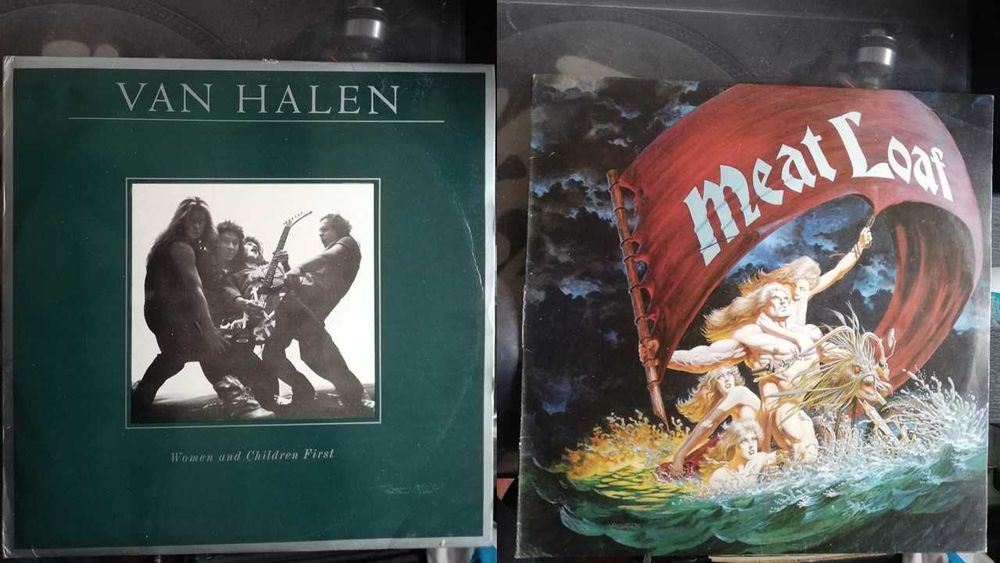 Lote de 8 Discos Vinil 12" Hard Rock