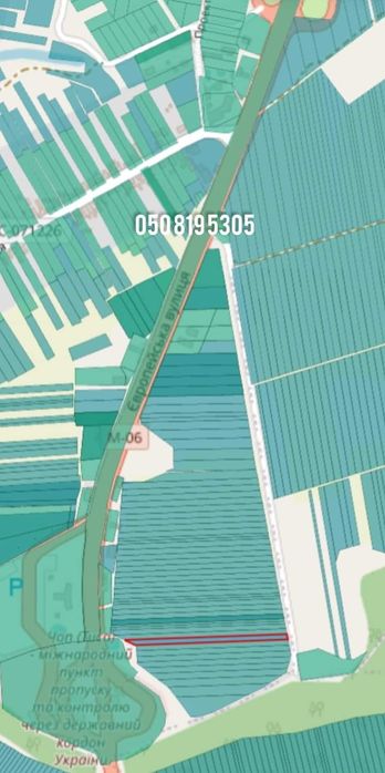 Продається земельний участок біля кордону, м.Чоп