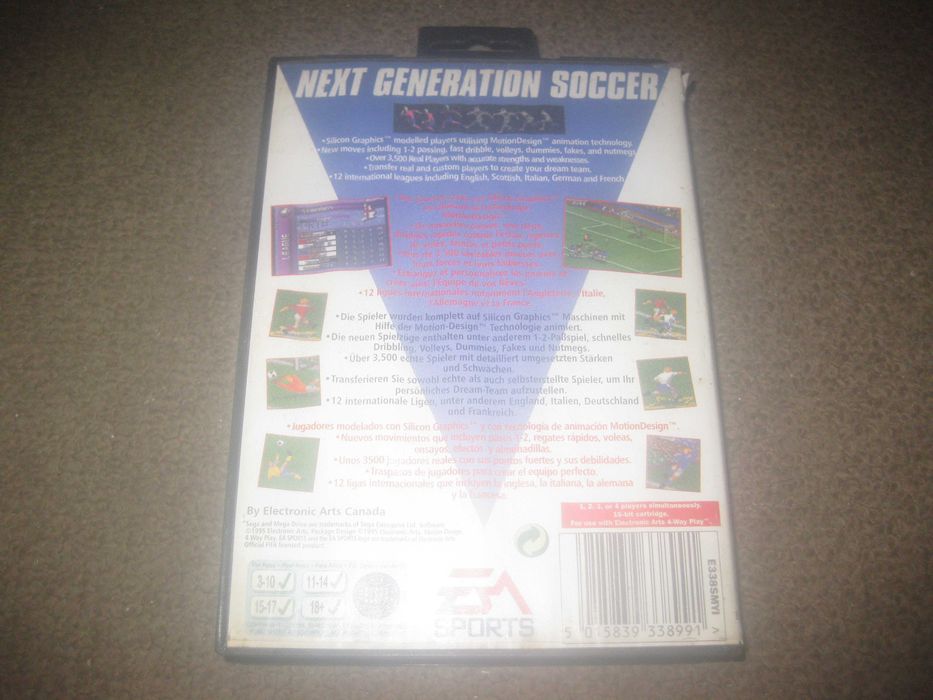 Jogo "FIFA 96" para Sega Mega Drive/Completo!