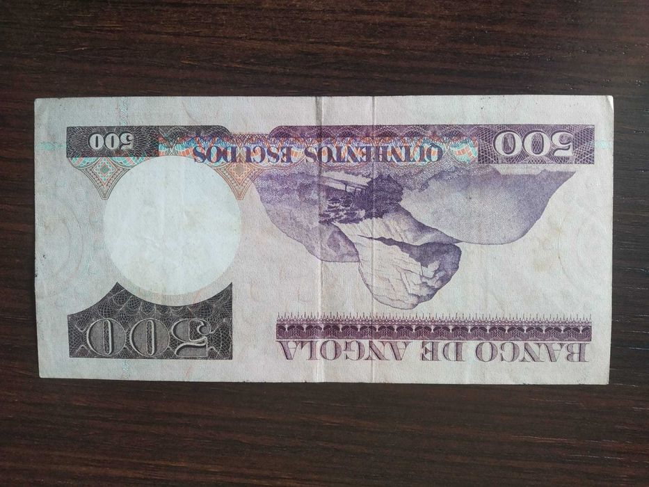 Nota de 500 Escudos de Angola (emissão de 10 de Junho de 1973)