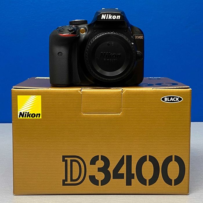 Nikon D3400 (Corpo) - 24.2MP