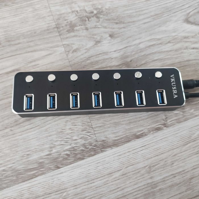 Hub USB 3.0, VKUSRA SuperSpeed 7 portów OUTLET