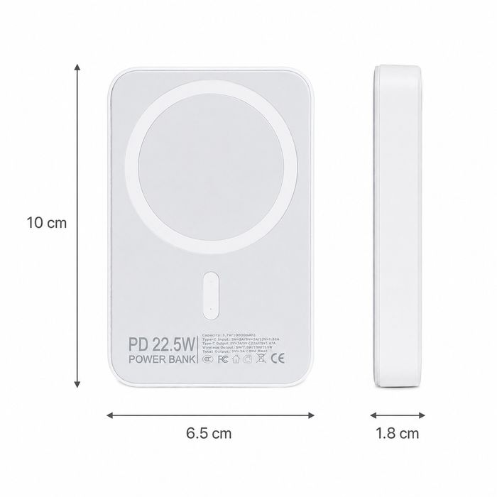 Магнітний павербанк MagSafe Power Bank на 10000mAh 22.5W