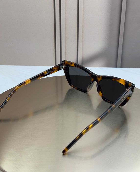 Сонцезахисні окуляри Saint Laurent SL 276 Mica світла черепаха котяче око ацетатні, темна лінза, жіночі, оригінал
