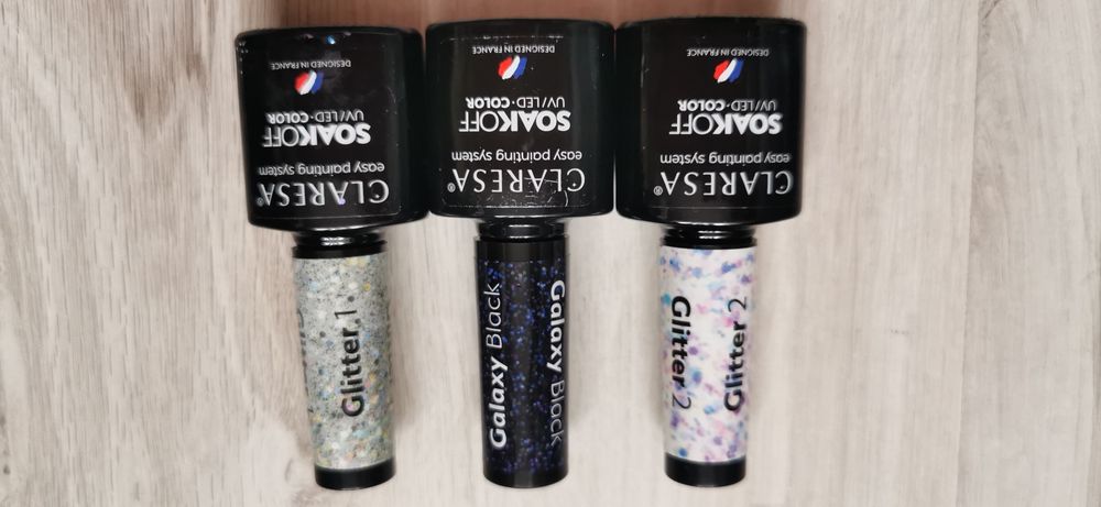Nowe lakiery hybrydowe Claresa 3 sztuki