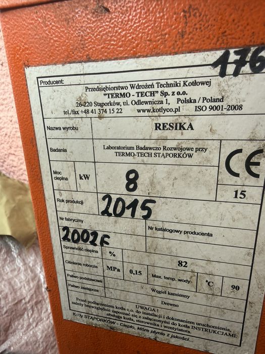 Piec do Co 8 kw …