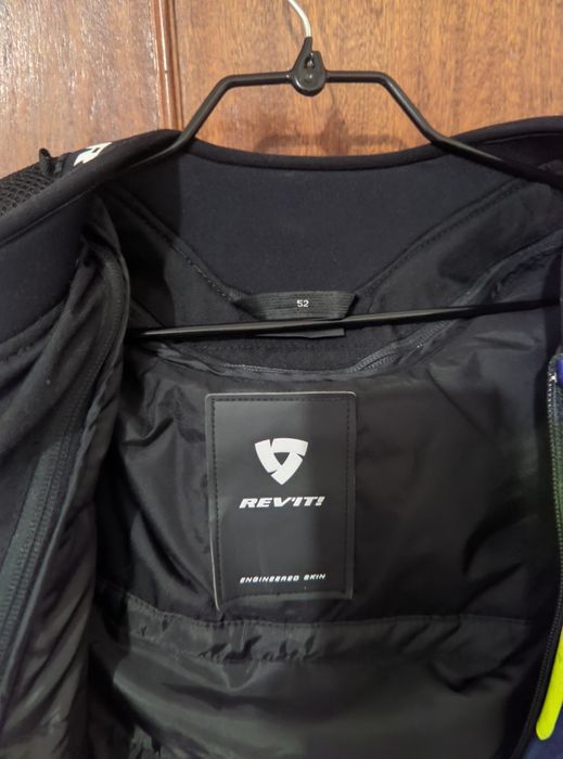 Casaco REV'IT HYPERSPEED PRO Cor Preto/ Azul