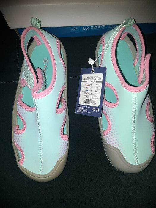 Nowe sandaly buty do wody róż 31 Aqua wave