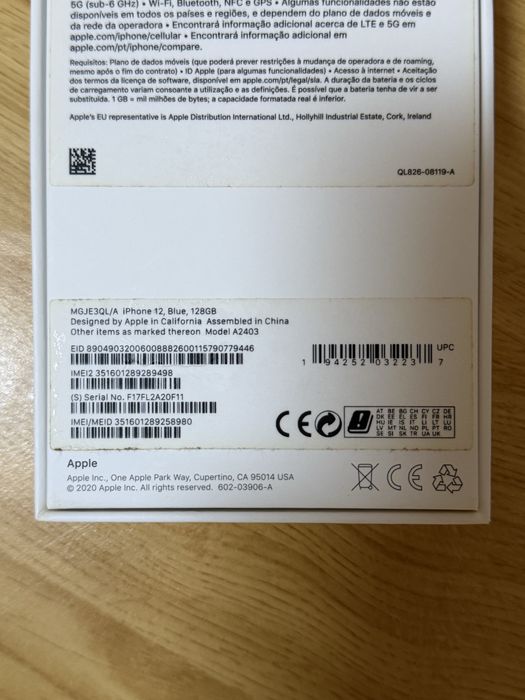 Iphone 12, Blue, 128gb