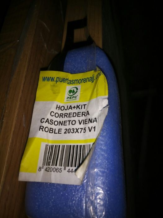 Portas carvalho com abertura para vidro