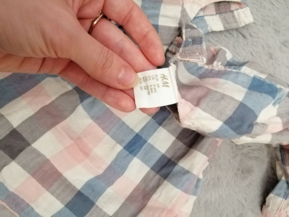 Sukienka h&m w kratę