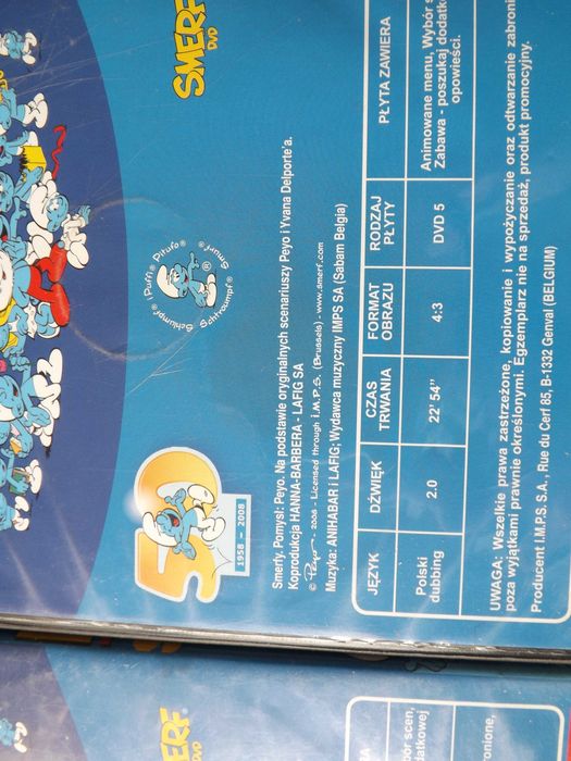 Smerfy bajki dla dzieci dvd film