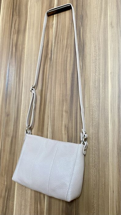 Torebka listonoszka pudrowy róż Toscanio