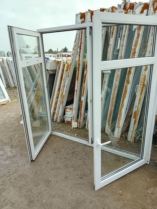 Okno PCV duże 176x178 plastikowe okna do kamienicy DOWÓZ CAŁY KRAJ