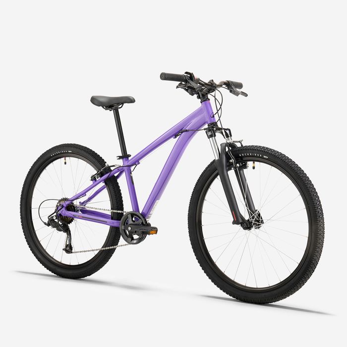 Bicicleta BTT EXPL 500 26" 9-12 Anos Roxo