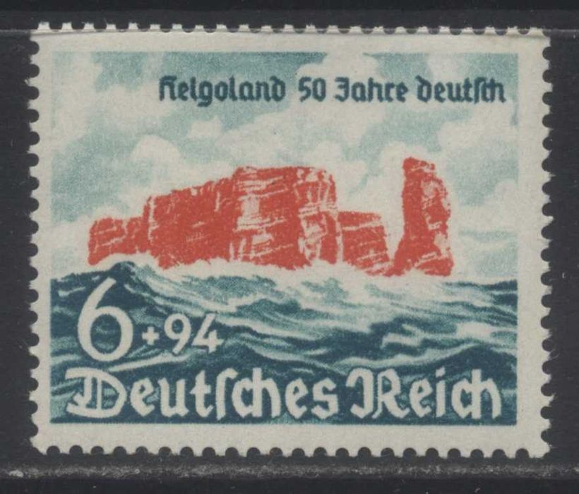 Марки Германия 1940 Третий Рейх. Гельголанд.