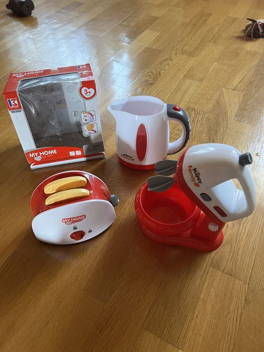 Набір дитячий тостер міксер і чайник