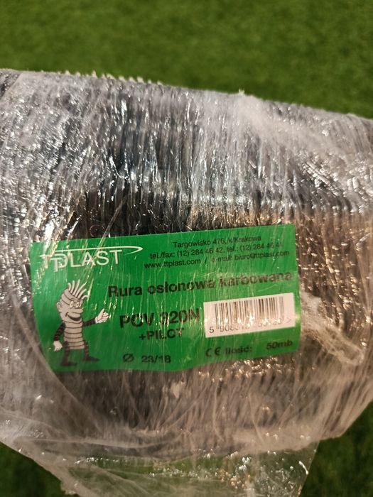 Rura osłonowa karbowana PCV320N , 23/18, 50mb