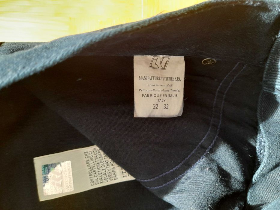 Versace jeans couture vintage spodnie granatowe 32