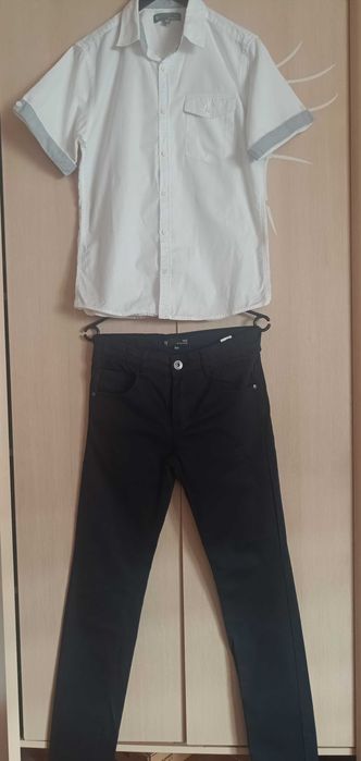 Spodnie , koszula elegancka chłopiec 164