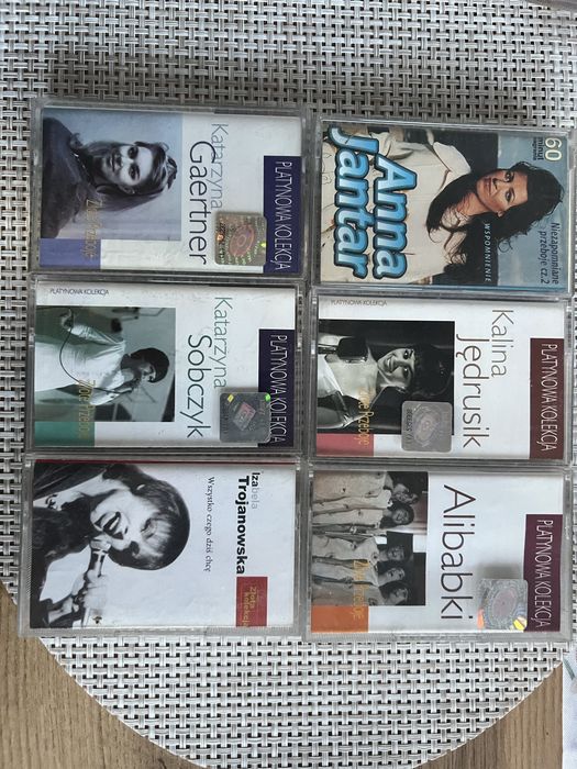 Kasety oryginał Sobczyk,Jantar,Jędrusik,Trojanowska,Gaertner,Alibabki