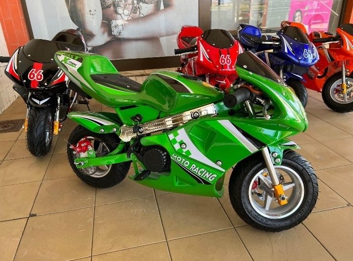 Mini moto de pista a gasolina