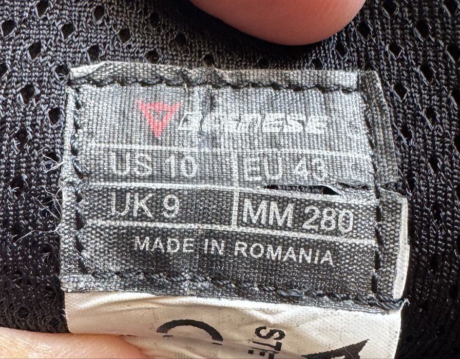 Dainese - botas tamanho 43