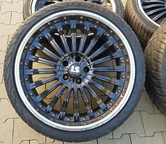 Felgi Koła BMW X5 X6 295/30/22 opony 7mm chrom 10" DOT 1817 ET35