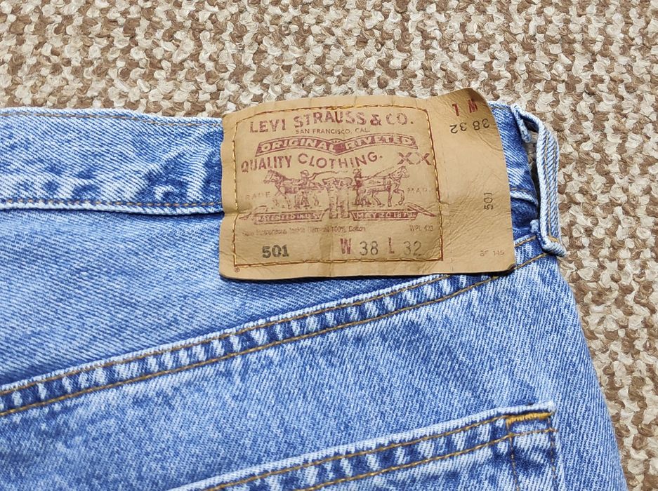 LEVI'S 501 вінтажні джинси straight оригінал W38 L32