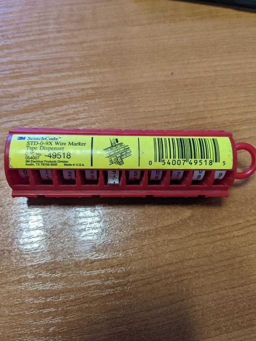Диспенсер для маркування проводів та кабелів 3M ScotchCode
