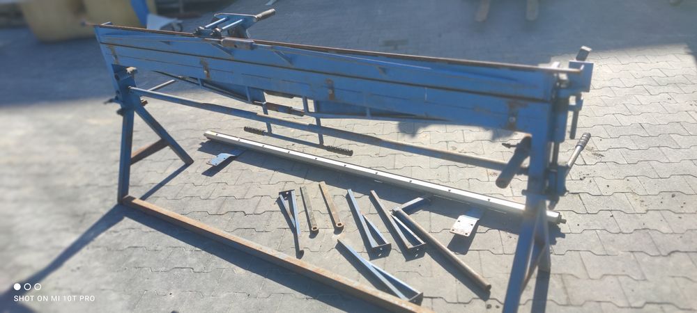 Zaginarka gietarka do blachy 2m