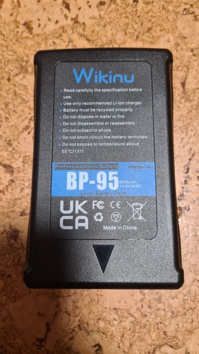 Аккумулятор для sony BP-95 Wikinu 95 Вт·ч 6600 мА·ч