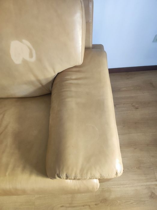 Sofás pele 100%,, lugares 3+2