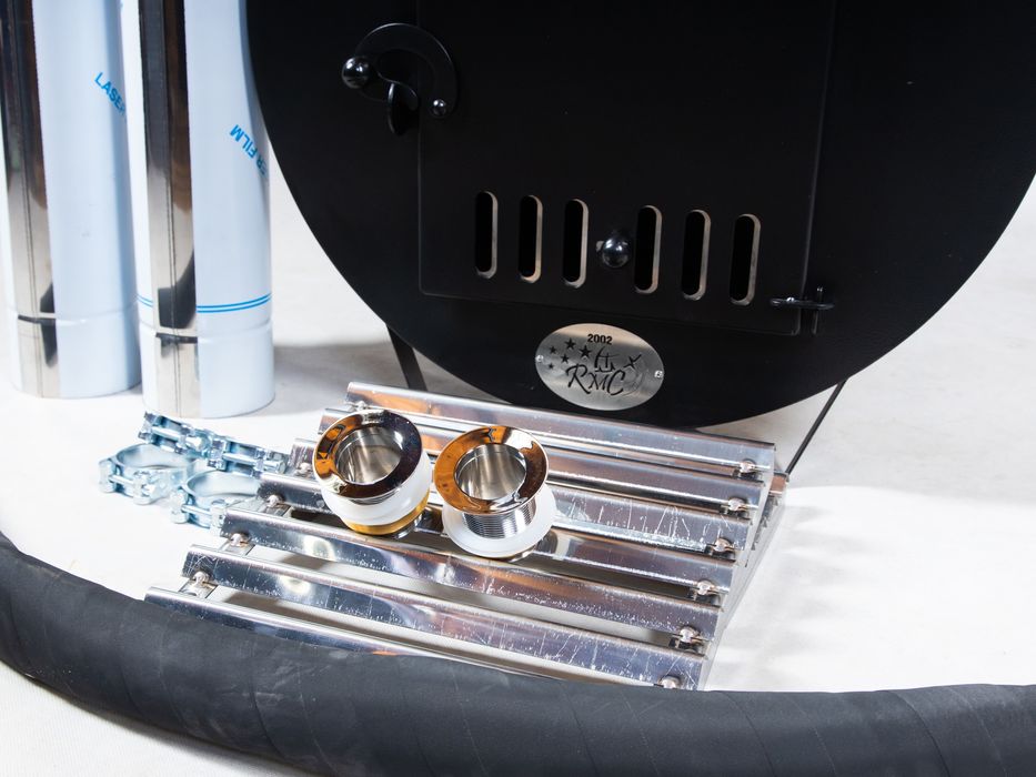 Piec cylindryczny DUŻY do balii ogrodowej/piec do basenu/jacuzi/bania