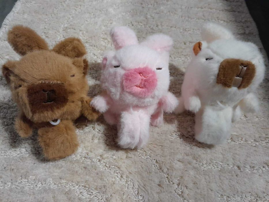 Nowa Pluszowa Kapibara opaska z ruchomymi skrzydełkami