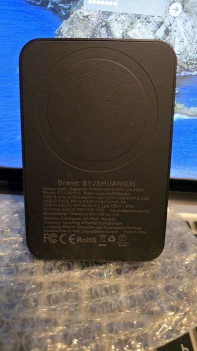 Power bank Повер банк  бездродотовий 10000 22.5 w