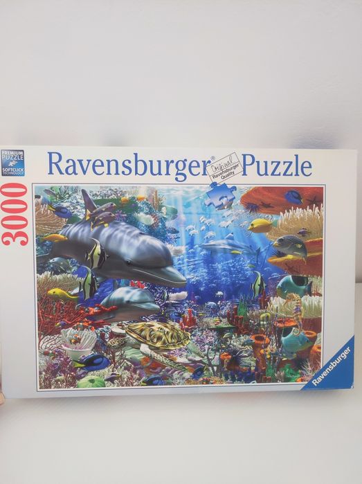 Puzzle 3000 Ravensburger Podwodny świat niekompletne