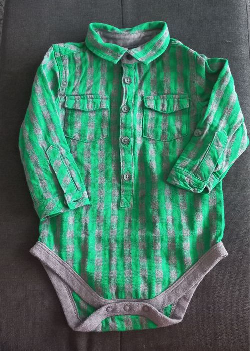 Body niemowlęce w kratę rozm.80-86