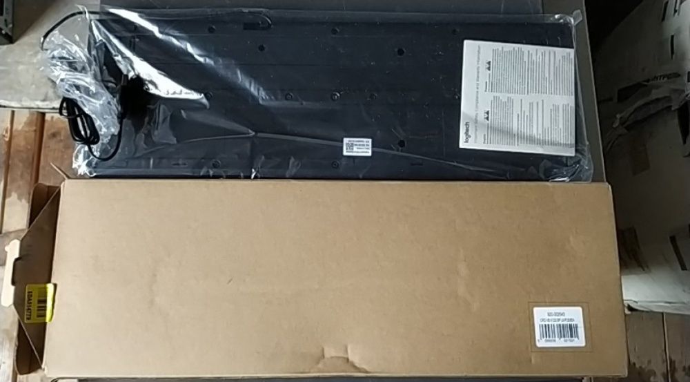 Клавиатура проводная Logitech K120 Black