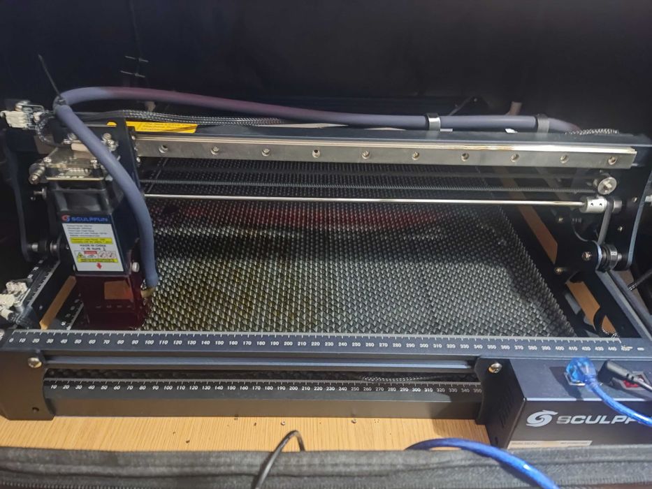 Máquina de Corte e Gravação a Laser Sculpun S30 Pro, 10W (Com Extras)