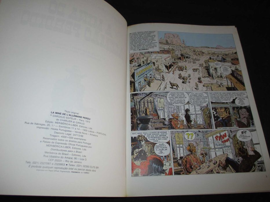 Livros BD Forte Navajo Blueberry Meribérica Liber