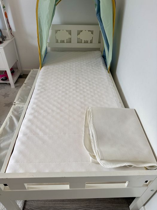 Cama criança KRITTER + colchão UNDERLIG + gavetões