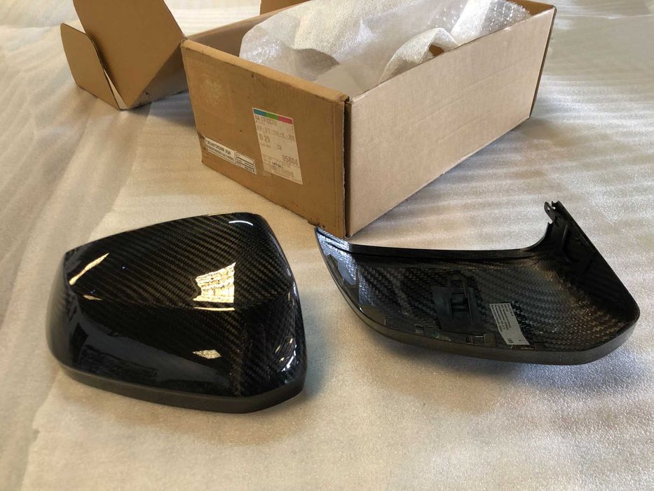 Capas de Espelho Retrovisor em Fibra de Carbono — Originais Audi