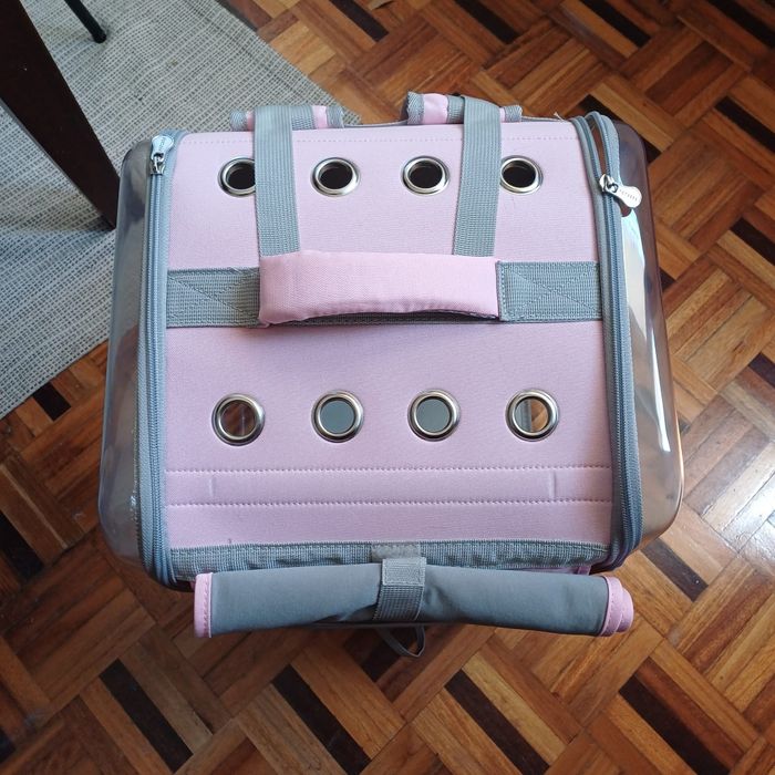 Mochila de transporte para animais pequeno porte