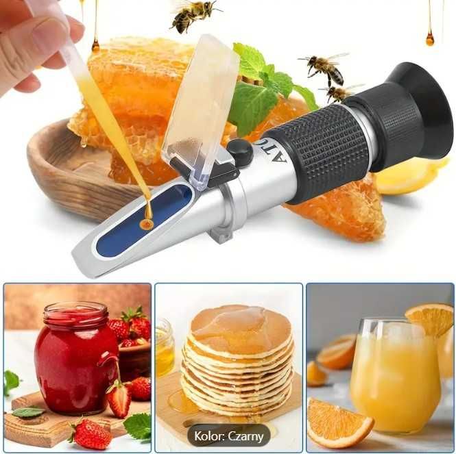 Refraktometr do Miodu Pomiar Zawartości Cukru 58-90% Brix, Pszczelarzy