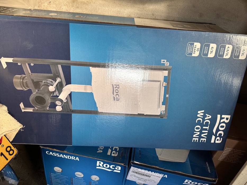 Estrutura WC Roca Active ONE AC3 Chrome459820387450245121